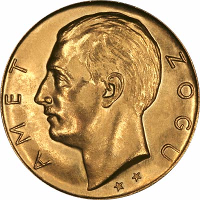 Χρυσό νόμισμα Αλβανίας