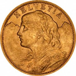 Χρυσό νόμισμα Ελβετίας